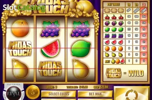 Скрин5. Midas Touch (Rival Gaming) слот