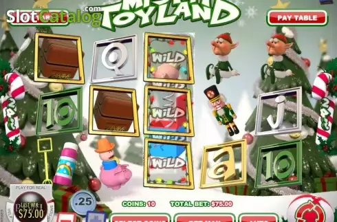 Expanding Wild screen. Misfit Toyland slot