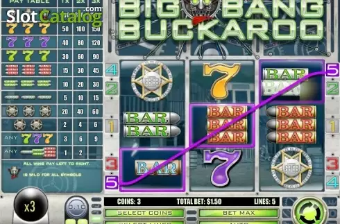 Schermo4. Big Bang Buckaroo slot