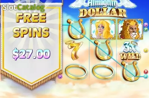 Free Spins 4. Almighty Dollar slot