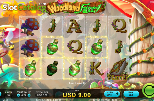 Win Screen 2. Woodland Fairy slot