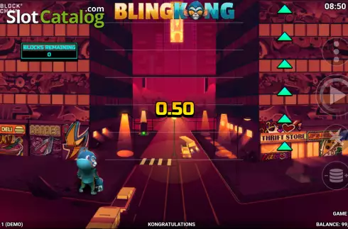 Bildschirm4. Bling Kong slot