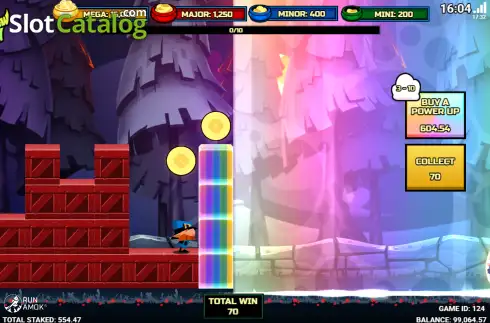 Ekran3. Rainbow Run yuvası