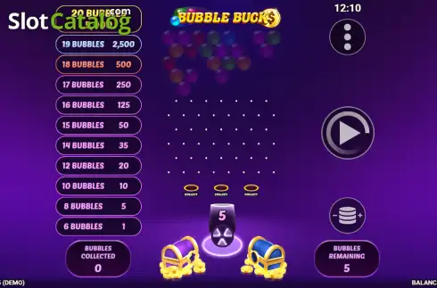 Skärmdump2. Bubble Bucks slot
