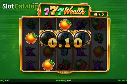 Skärmdump3. Wealth 777 slot