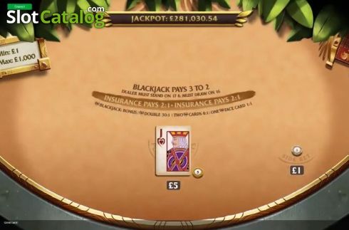 画面2. Phoenix Blackjack カジノスロット