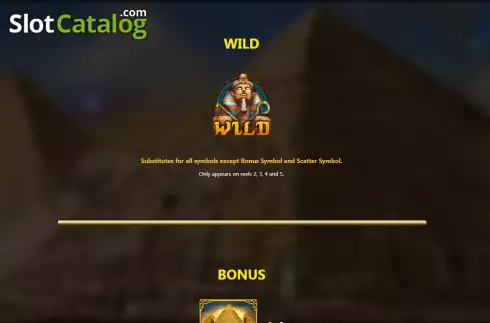 Wild screen. Pharaoh (Royal Slot Gaming) slot