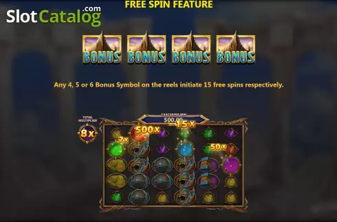 Free Spins screen. Power of Thor slot