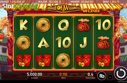 Skärmdump2. God of Wealth (Royal Slot Gaming) slot