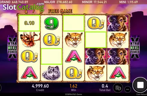 Ekran4. Buffalo (Royal Slot Gaming) yuvası