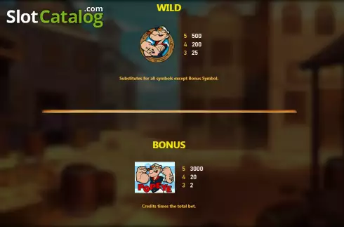 Captura de tela7. Popeye (Royal Slot Gaming) slot