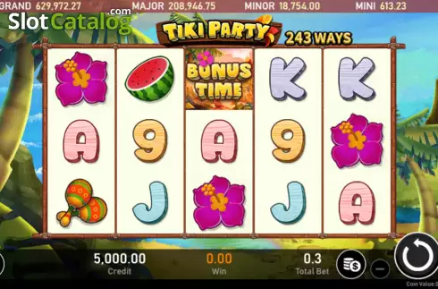 画面2. TiKi Party カジノスロット