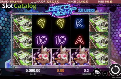 Pantalla2. Disco Night (Royal Slot Gaming) Tragamonedas 