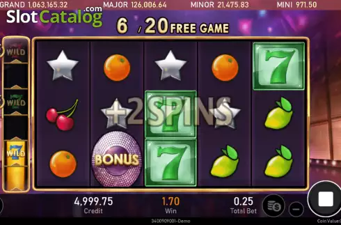 Win screen. Sevens High (Royal Slot Gaming) slot