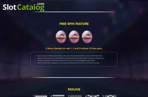 Free Spin feature screen. Sevens High (Royal Slot Gaming) slot