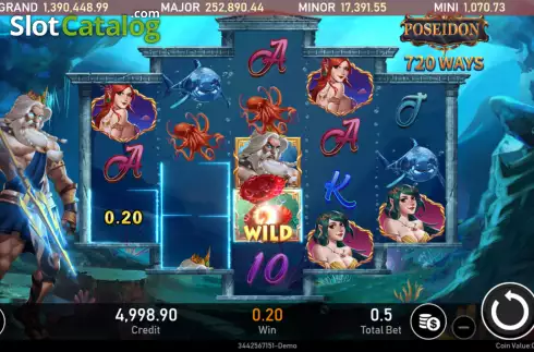 Οθόνη4. Poseidon (Royal Slot Gaming) Κουλοχέρης 