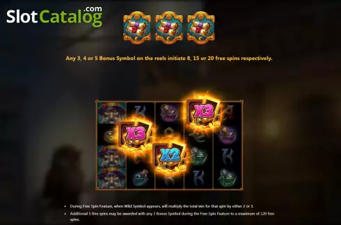 Free Spins feature screen. WizardStoreGold slot
