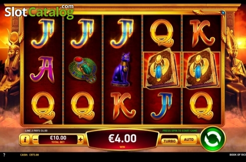 Win Screen 2. Book of Riches slot