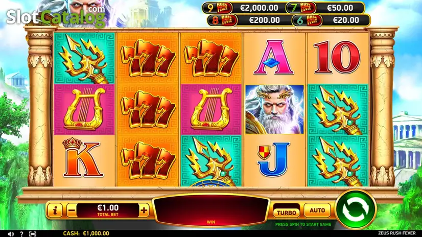 Zeus Rush Fever Slot Zeus Rush Fever Slot