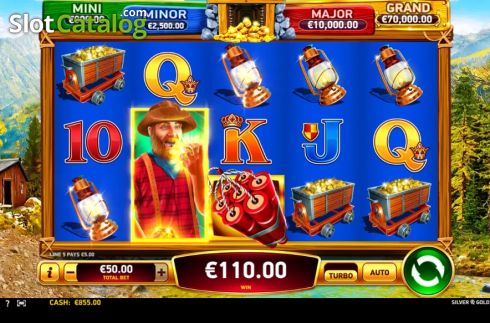 Win 2. Silver and Gold Mine slot