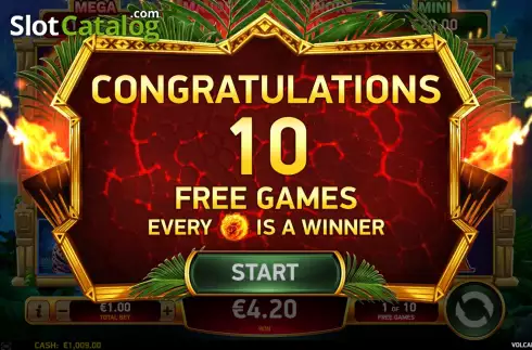 Скрін7. Volcano Rising слот