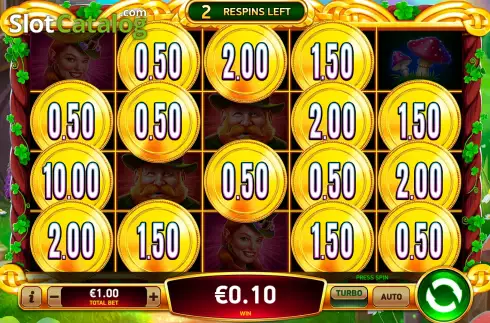 Bildschirm8. Clovers of Luck 2 slot