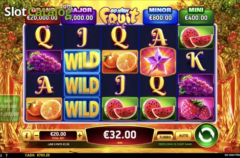 Schermo5. Go High Fruit slot