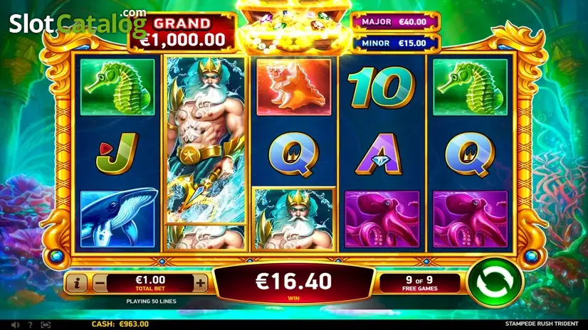 Stampede Rush Trident Slot
