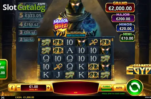 Οθόνη3. Giga Match Egypt Κουλοχέρης