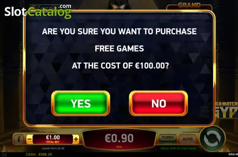 Οθόνη6. Giga Match Egypt Κουλοχέρης