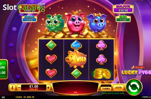 Οθόνη2. J Mania Lucky Pyggs Κουλοχέρης 