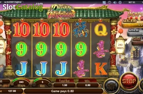 Win Screen 2. Double Happiness (SimplePlay) slot
