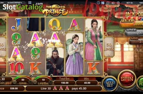 Win. The Masked Prince slot