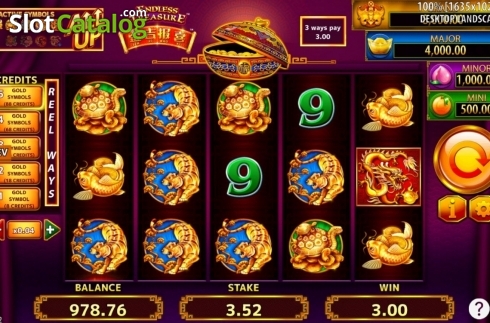 Game Screen. Jin Ji Bao Xi: Endless Treasure slot