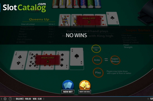 Game Screen 4. Crazy 4 Poker (Shuffle Master) slot