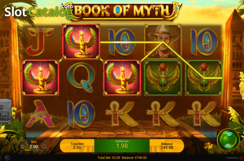 Win Screen 2. Book of Myth slot