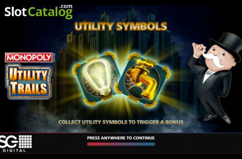 Bildschirm2. Monopoly Utility Trails slot