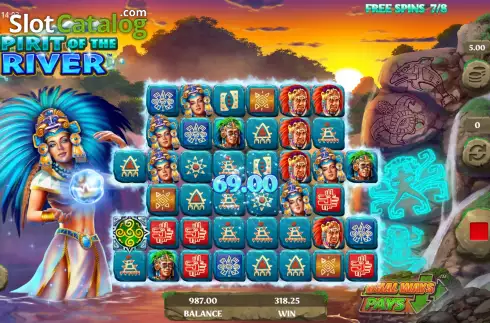 Free Spins 2. Spirit Of The River slot