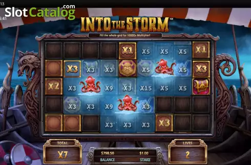 Free Spins 2. Into the Storm slot