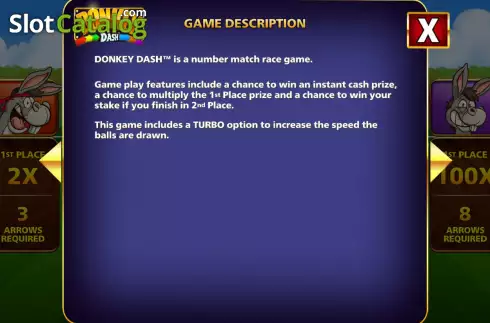 画面6. Donkey Dash カジノスロット