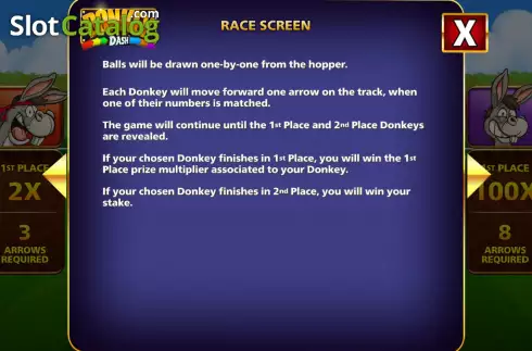 Ekran8. Donkey Dash yuvası