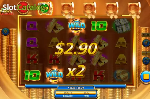 Free Spins Gameplay Screen. Key To Success slot