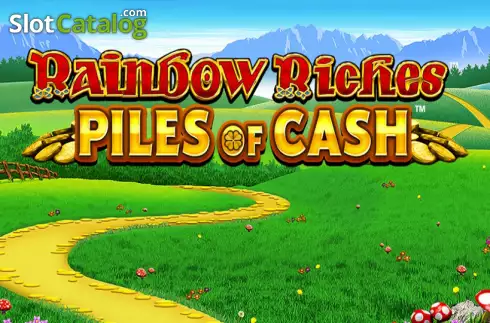 Rainbow Riches Piles Of Cash Logo