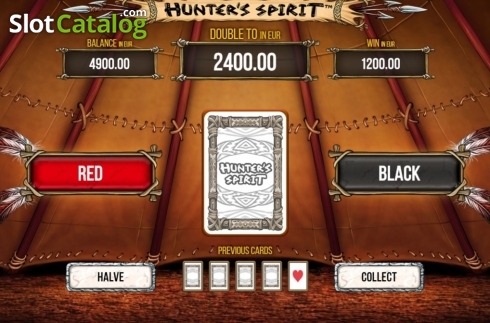 Gamble. Hunters Spirit slot