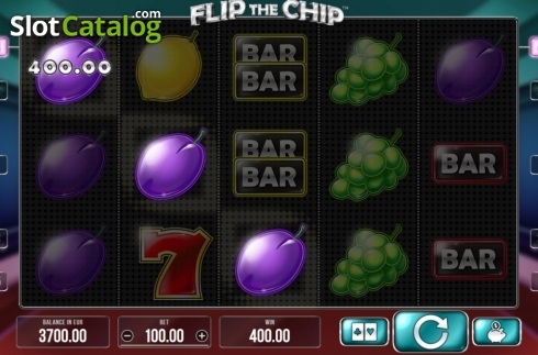Win Screen. Flip the Chip slot