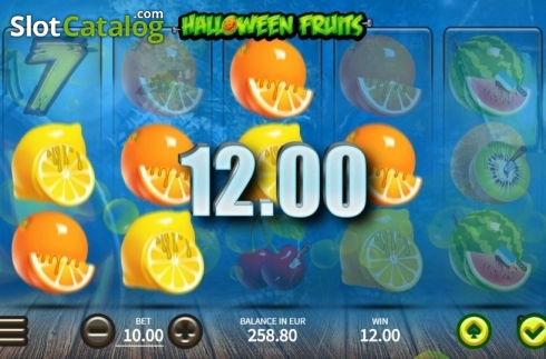 Skärmdump3. Halloween Fruits (Others) slot