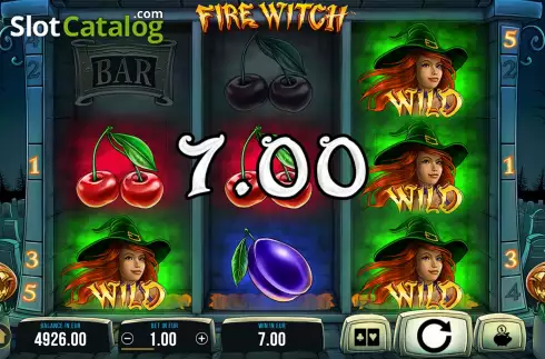 Bildschirm4. Fire Witch slot