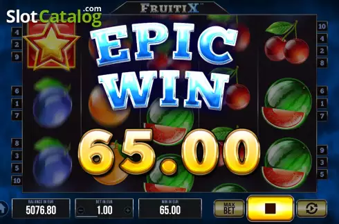 Epic Win. Fruiti X slot