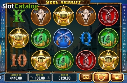 Game workflow 6. Reel Sheriff slot