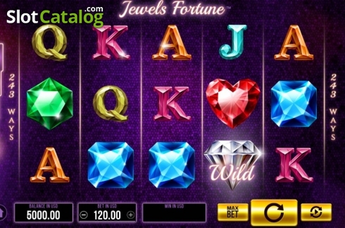 Bildschirm2. Jewels Fortune slot